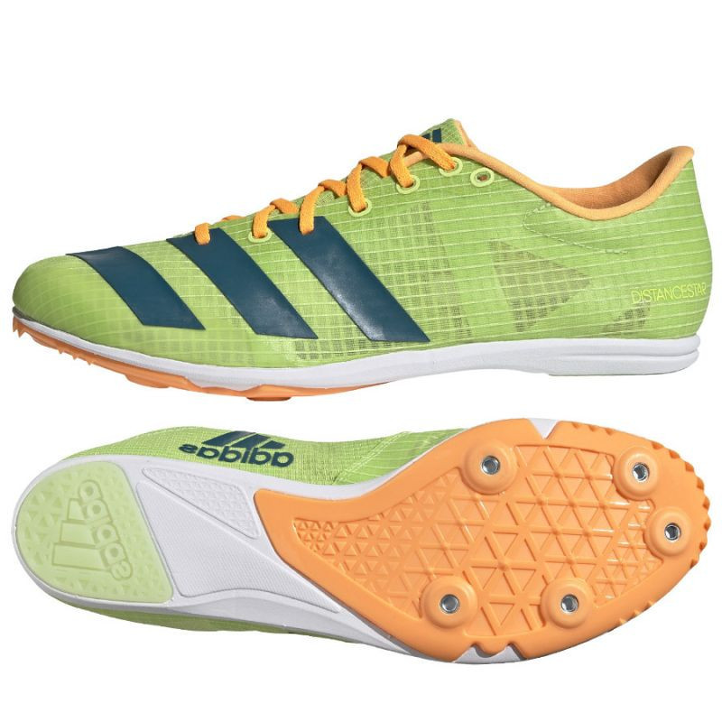 Pánské sportovní boty Distancestar spike GY0947 Zelená mix - Adidas - Pro muže boty