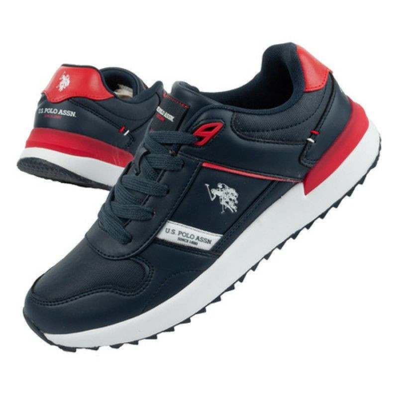 Pánská sportovní obuv UP12M68089-DBL-RED02 Tmavě modrá s červenou - U.S. Polo Assn. - Pro muže boty