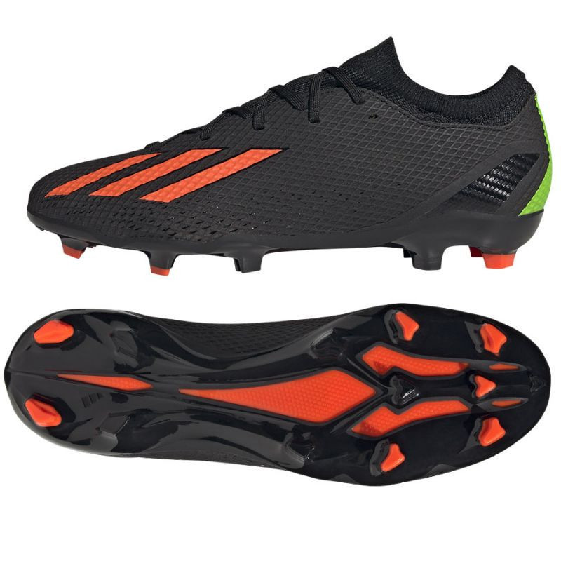Pánské boty X Speedportal.3 FG M ID4922 černo/oranžové - Adidas - Pro muže boty
