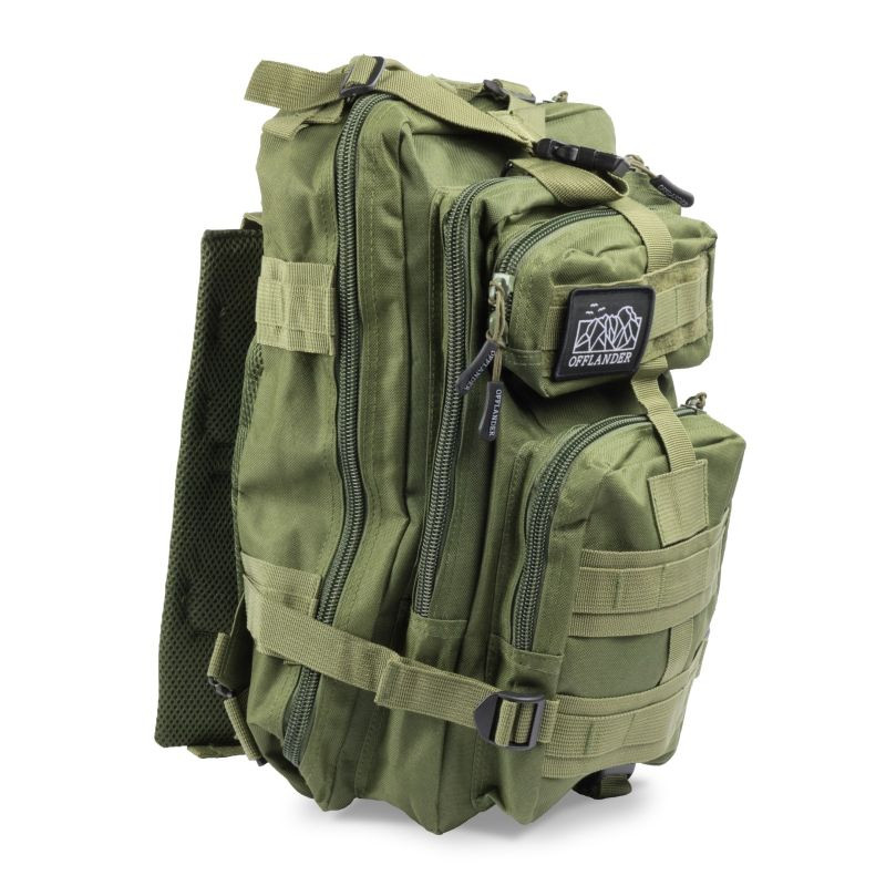 Turistický batoh Offlander Survival 25L OFF_CACC_32GN - Pro muže boty