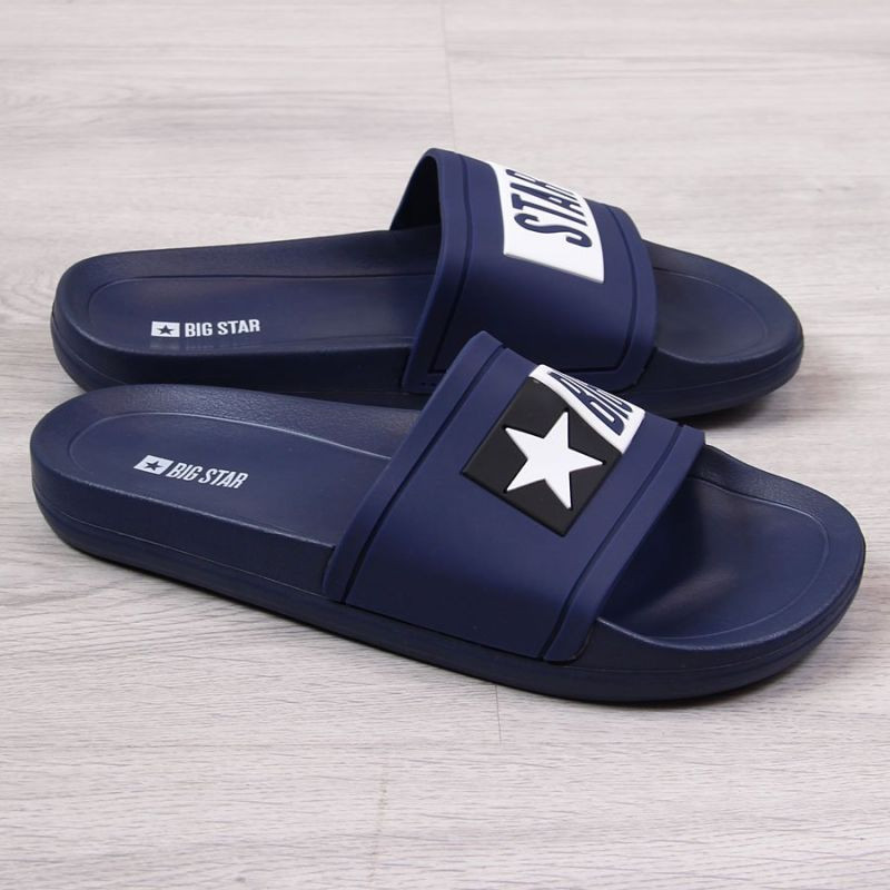 Plážové žabky Big Star M DD174701 navy blue - Pro muže boty