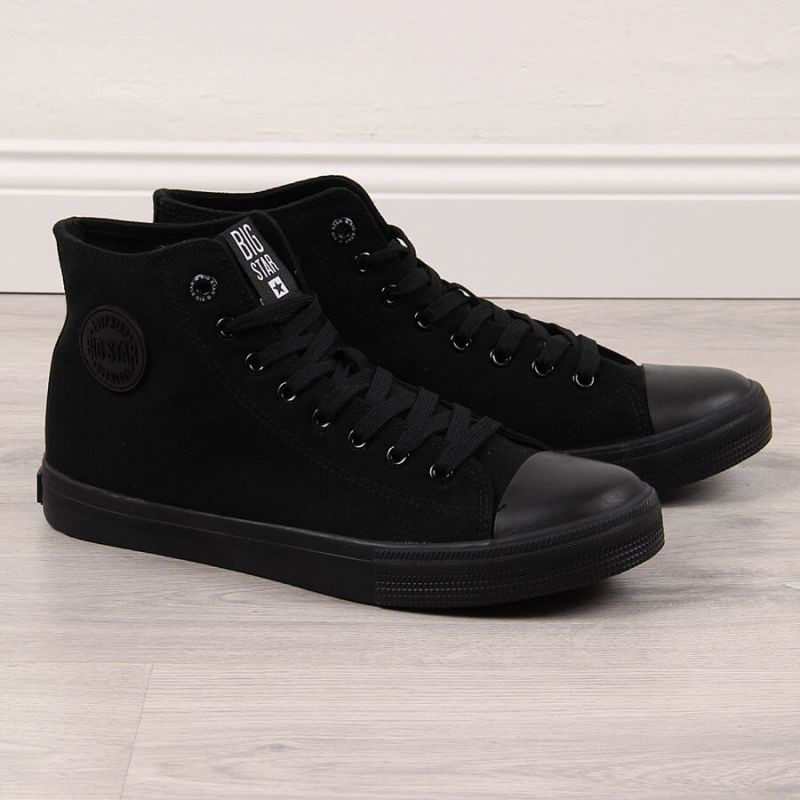 Vysoké tenisky Big Star M FF174550 černé - Pro muže boty