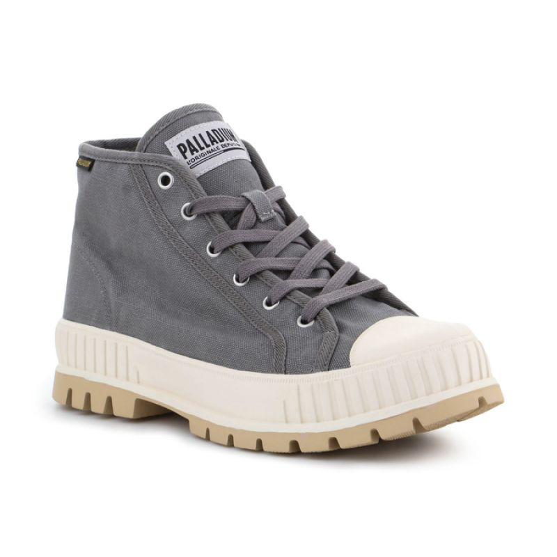 Unisex Pallashock Mid OG Granite Gray U 76681-070-M - Palladium - Pro muže boty