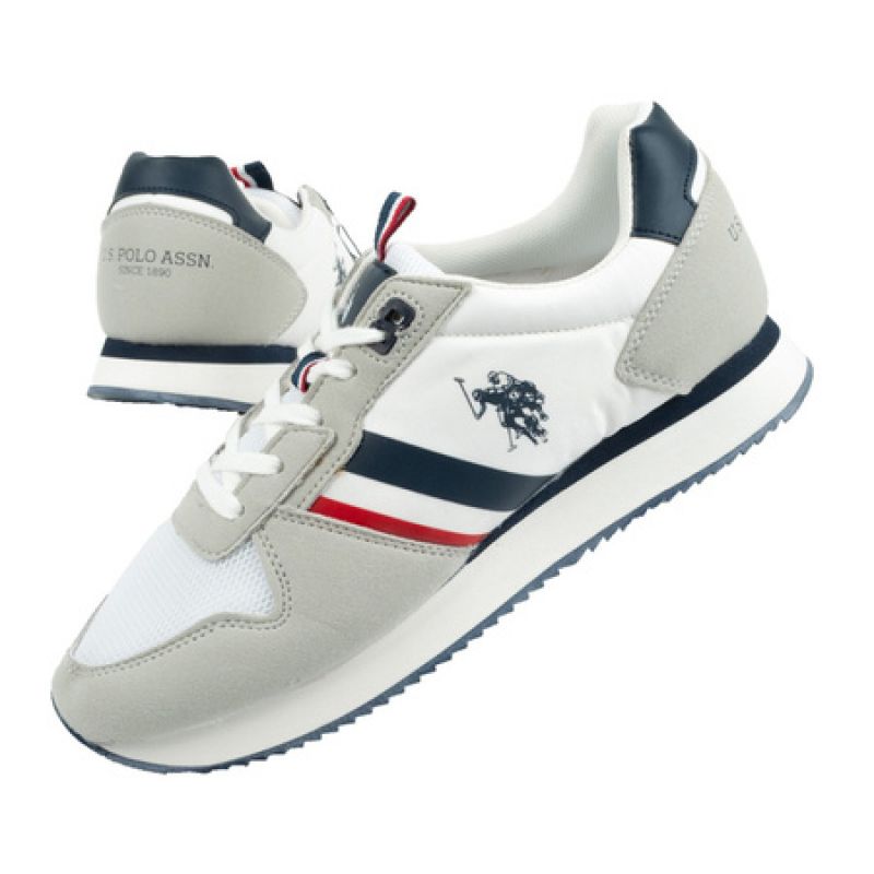 Sportovní obuv U.S. Polo Assn. M NOBIL006-WHI - Pro muže boty