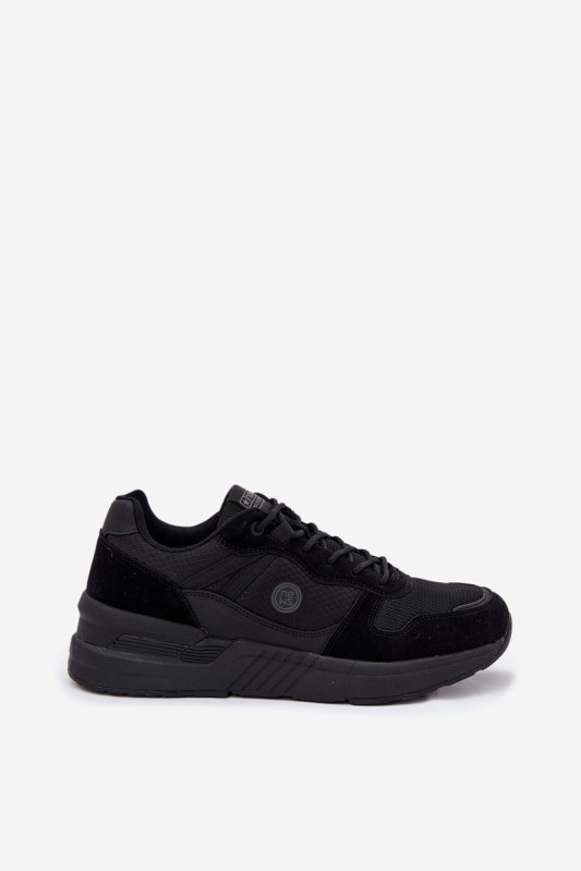 Pánské Sportovní Boty Sneakers Na Platformě Černé Hanirin - Pro muže boty