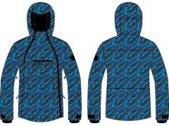 Pánská lyžařská bunda s membránou ptx ALPINE PRO GHAD electric blue lemonade varianta pa