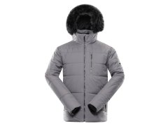 Pánská zimní bunda s membránou ptx ALPINE PRO LODER frost gray