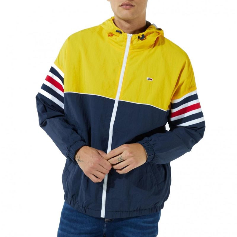 Tommy Jeans Colorblock Zip Thru Jacket M DM0DM11002-C87 pánské - Pro muže bundy a vesty