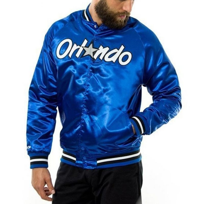 Mitchell & Ness NBA Orlando Magic Lightweight Jacket M STJKMG18013-OMAROYA1 pánské - Pro muže bundy a vesty