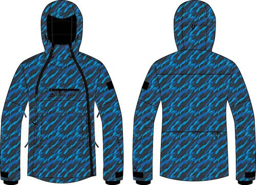 Pánská lyžařská bunda s membránou ptx ALPINE PRO GHAD electric blue lemonade varianta pa - Pro muže bundy a vesty