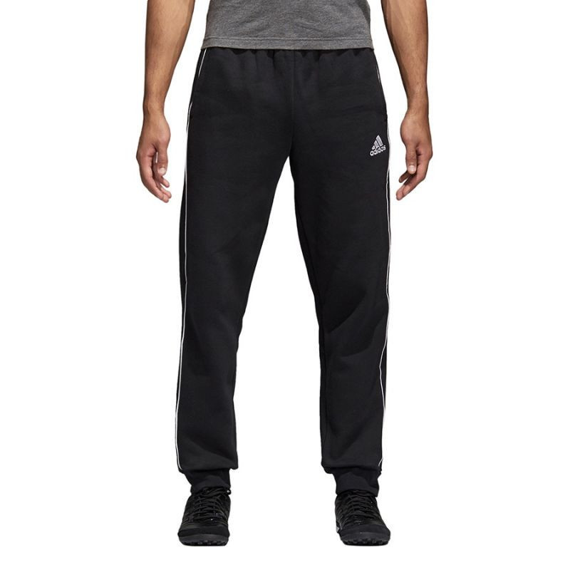 Pánské tréninkové kalhoty Core 18 SW PNT M CE9074 Černá logo - Adidas - Pro muže kalhoty