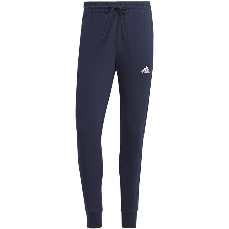 Kalhoty adidas Essentials French Terry Tapered Cuff 3-Stripes M IC9406 - Pro muže kalhoty