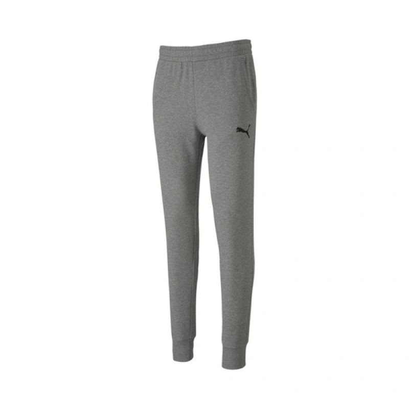 Pánské bavlněné tepláky Puma šedé pohodlný sportovní styl