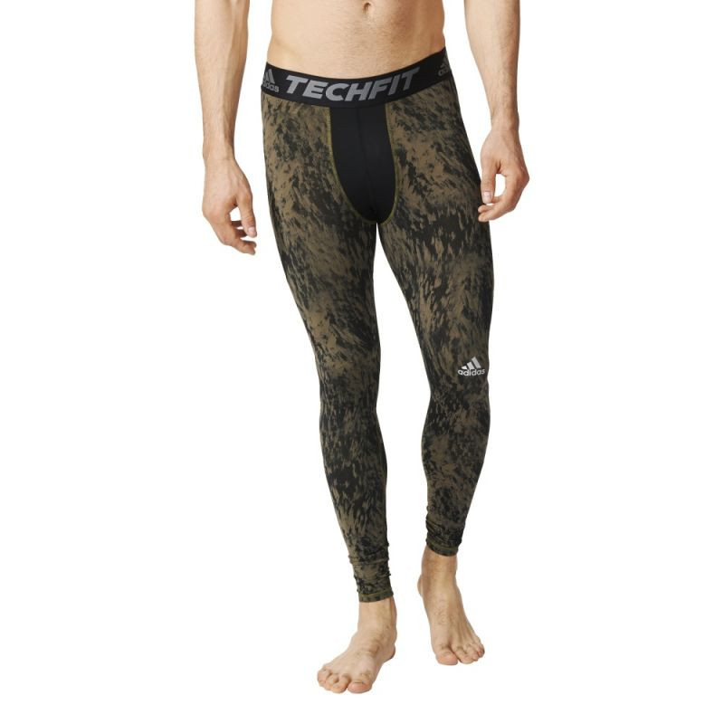 Termoaktivní kalhoty adidas Techfit Base Shards Graphic Tight S94430 - Pro muže kalhoty