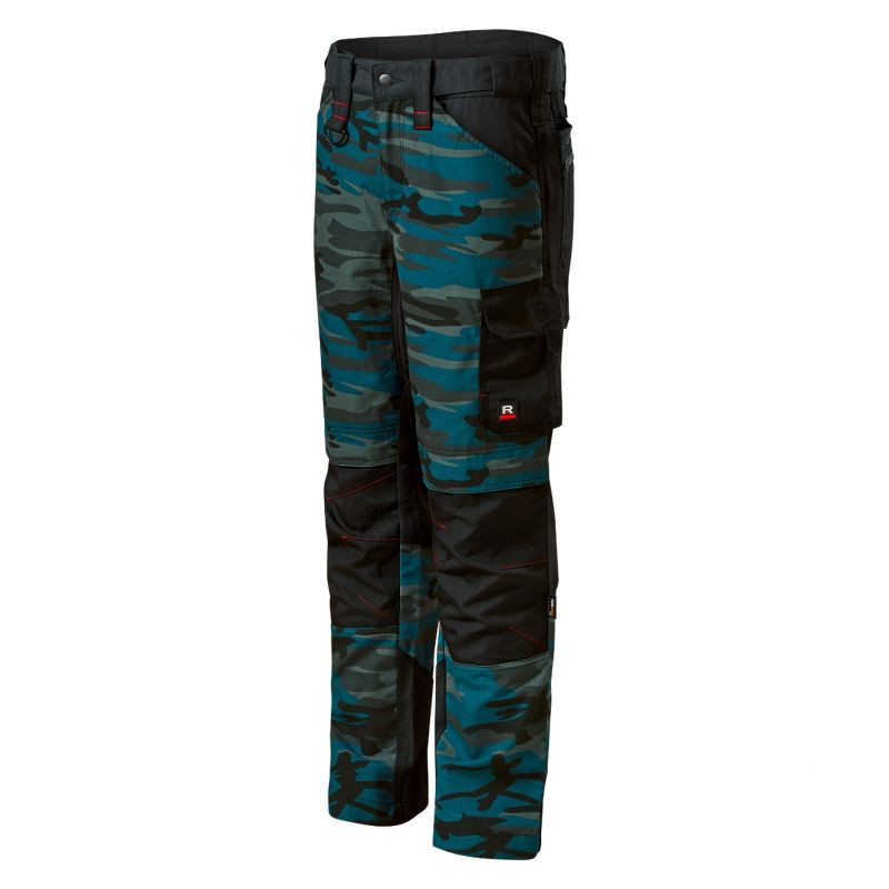 Kalhoty Rimeck Vertex Camo M MLI-W09C1 v petrolejové kamufláži - Pro muže kalhoty