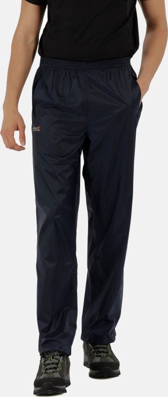 Pánské kalhoty Regatta RMW149 Pack It Overtrousers 20l Tmavě modré - Pro muže kalhoty