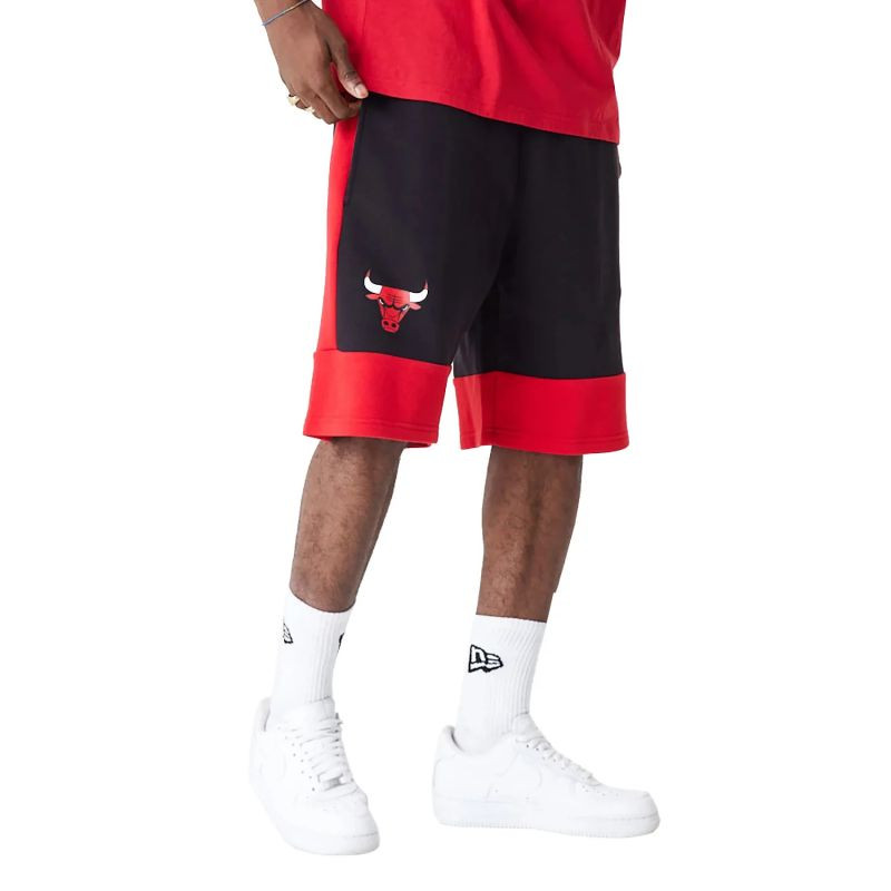 New Era NBA Colour Block Shorts Bulls M 60416373 - Pro muže kraťasy