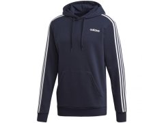 Adidas Essentials 3 Stripes Pullover French Terry mikina černá M DU0499