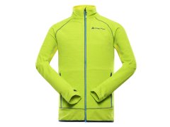 Pánská rychleschnoucí mikina ALPINE PRO ONNEC lime green