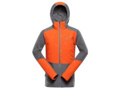 Pánská rychleschnoucí mikina ALPINE PRO GOMAR spicy orange