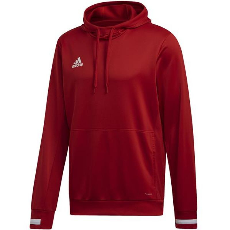 Pánská mikina Team 19 Hoody M DX7335 červená - Adidas - Pro muže mikiny