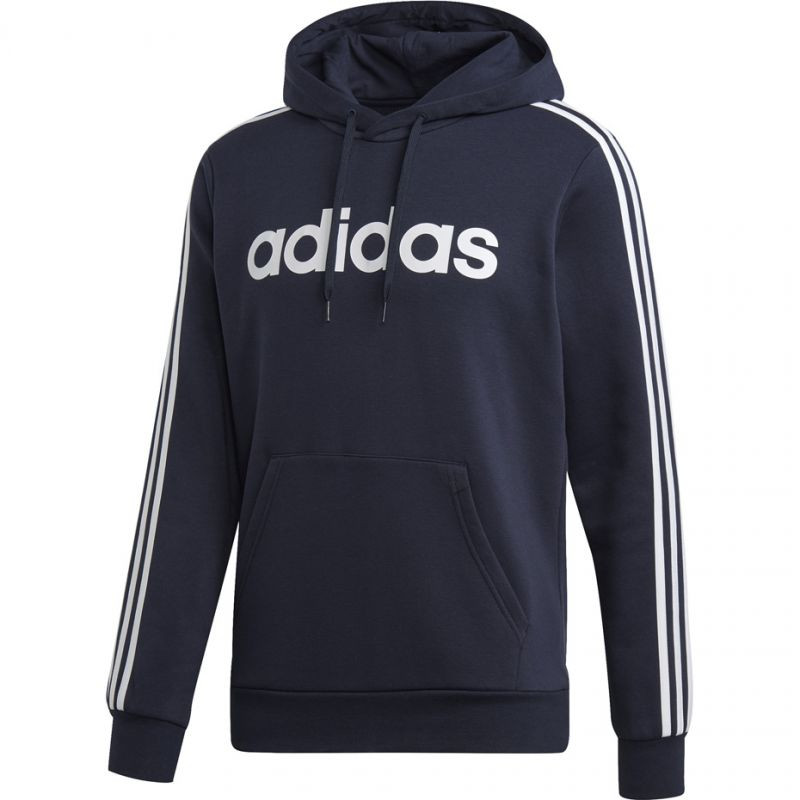 Mikina adidas Essentials 3 S PO FL navy blue M DU0494 - Pro muže mikiny