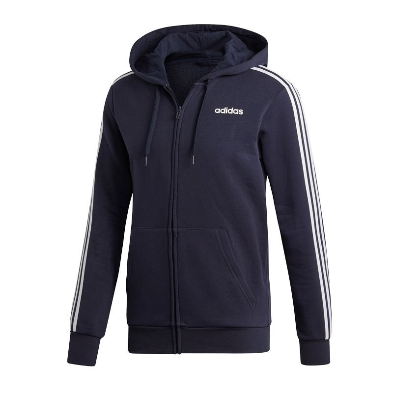 Adidas Essentials 3 Stripes FZ Fleece M DU0475 - Pro muže mikiny