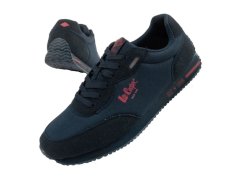Pánské sportovní boty LCW-25-03-3385M Tmavě modrá s červenou - Lee Cooper