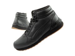 Puma ST Runner v4 Mid sportovní boty pánské kotníkové tenisky černé 7720765