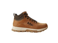 Lee Cooper – pánské zimní sportovní boty, hnědé kotníkové boty 7724101
