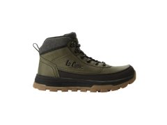 Lee Cooper – pánské zimní sportovní boty, khaki, zateplené