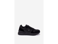 Pánské Sportovní Boty Sneakers Na Platformě Černé Hanirin