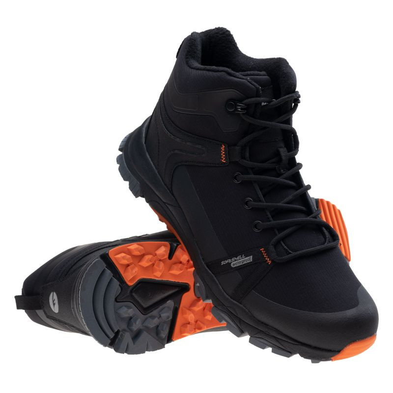 Pánské kotníkové sportovní boty Himba Mid Wp M 92800330734 Černá s&nbsp;oranžovou - Hi-Tec - Pro muže pro muže boty