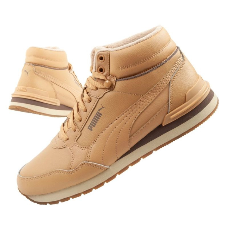 Puma ST Runner v4 Mid sportovní obuv pánské kotníkové tenisky hnědé barvy - Pro muže pro muže boty