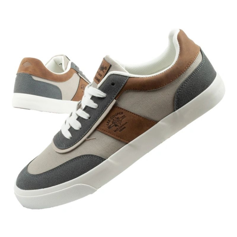Lee Cooper sportovní boty pánské tenisky módní pohodlné odolné šedé - Pro muže pro muže boty