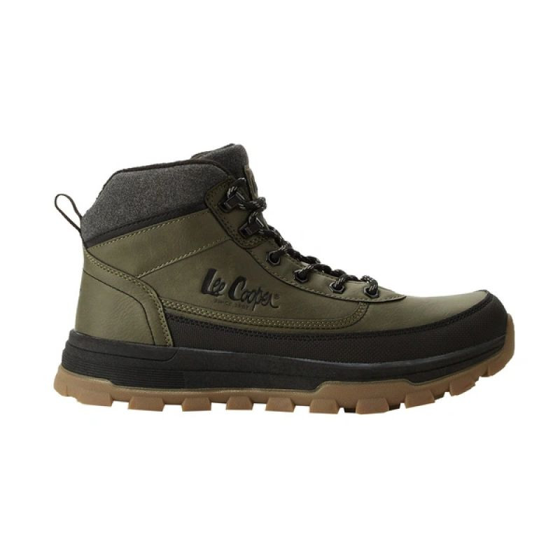 Lee Cooper – pánské zimní sportovní boty, khaki, zateplené - Pro muže pro muže boty