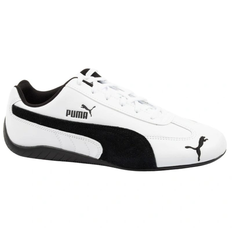 Puma – pánské sportovní boty Speedcat, černé kožené, módní tenisky