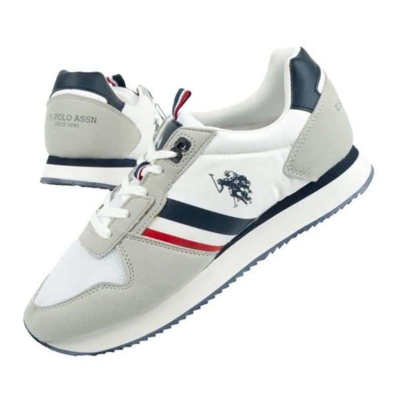 U.S. Polo ASSN. M NOBIL006-WHI sportovní obuv