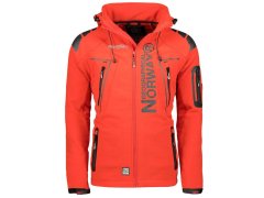 Geographical Norway pánská sportovní bunda Techno MEN 056 BS3 s&nbsp;nastavitelnou kapucí nepromokavá červená (WU1060H/GN) pánské