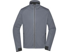 Daiber JN 1126 Pánská 3-vrstvá sportovní softshell bunda 02.1126 titan/black