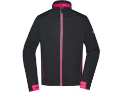 Daiber JN 1126 Pánská 3-vrstvá sportovní softshell bunda 02.1126 black/light red