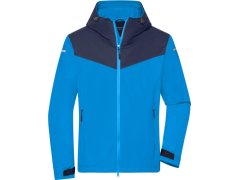 Daiber JN 1180 Pánská outdoorová softshellová bunda 02.1180 bright blue/navy/bright blue