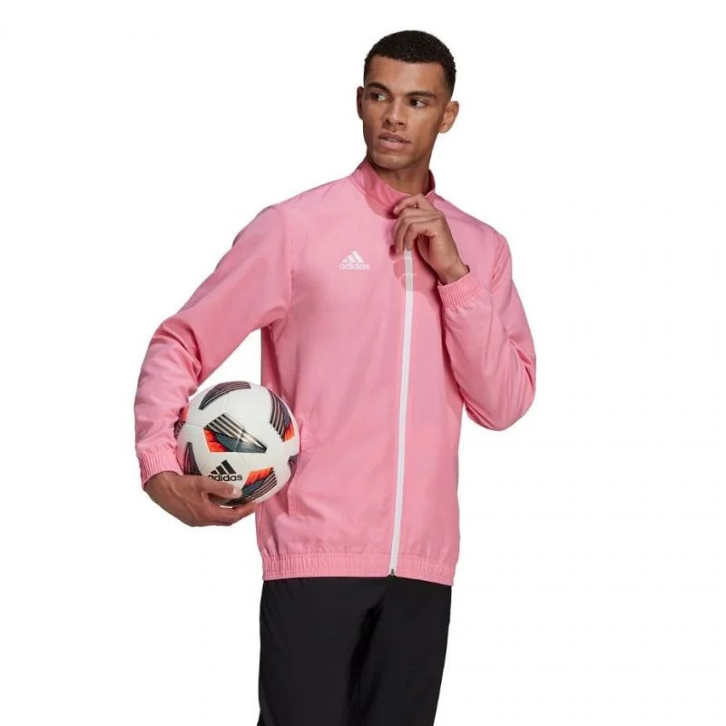 Pánská sportovní bunda Entrada 22 M HC5040 ruůRůžová - Adidas - Pro muže pro muže bundy a&nbsp;vesty