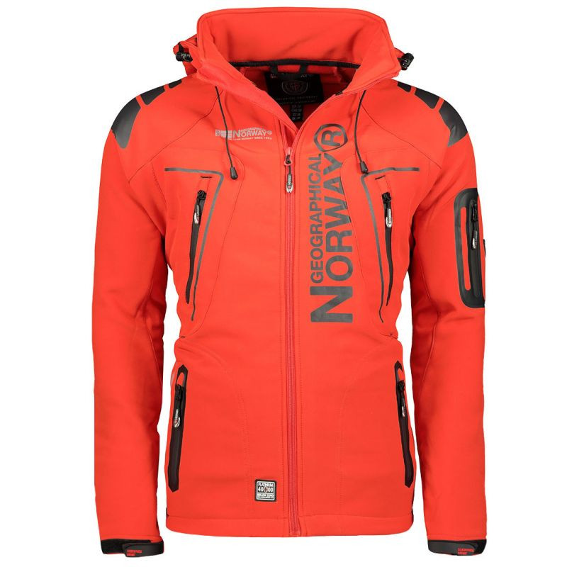 Geographical Norway pánská sportovní bunda Techno MEN 056 BS3 s&nbsp;nastavitelnou kapucí nepromokavá červená (WU1060H/GN) pánské - Pro muže pro muže bundy a&nbsp;vesty