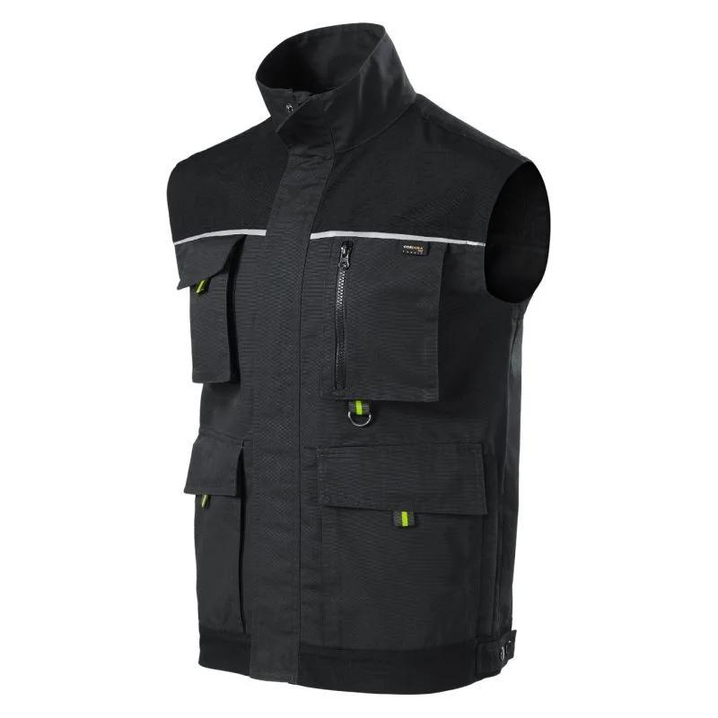 Rimeck Ranger M MLI-W5494 ebenově šedá pánská vesta - Pro muže pro muže bundy a&nbsp;vesty