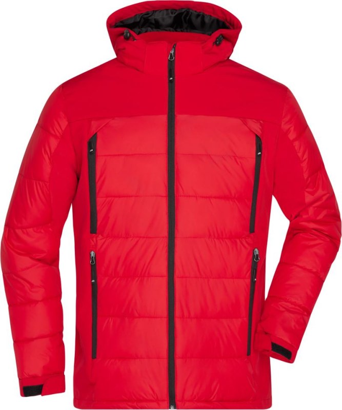 Daiber JN 1050 Pánská outdoorová hybridní bunda 02.1050 red - Pro muže pro muže bundy a&nbsp;vesty