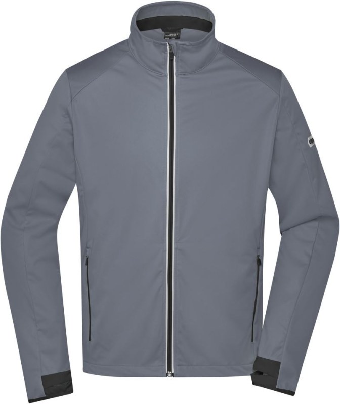 Daiber JN 1126 Pánská 3-vrstvá sportovní softshell bunda 02.1126 titan/black