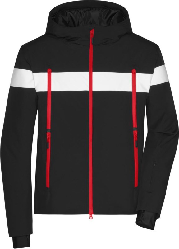 Daiber JN 1174 Pánská zimní sportovní bunda 02.1174 black/white - Pro muže pro muže bundy a&nbsp;vesty