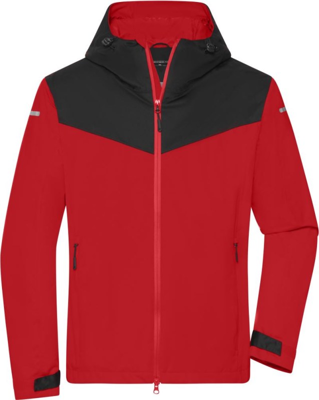 Daiber JN 1180 Pánská outdoorová softshellová bunda 02.1180 light red/black/light red