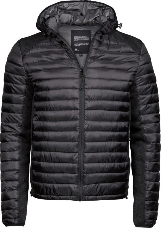 Tee Jays TJ 9610 Pánská outdoorová bunda Crossover 18.9610 black/black melange - Pro muže pro muže bundy a&nbsp;vesty